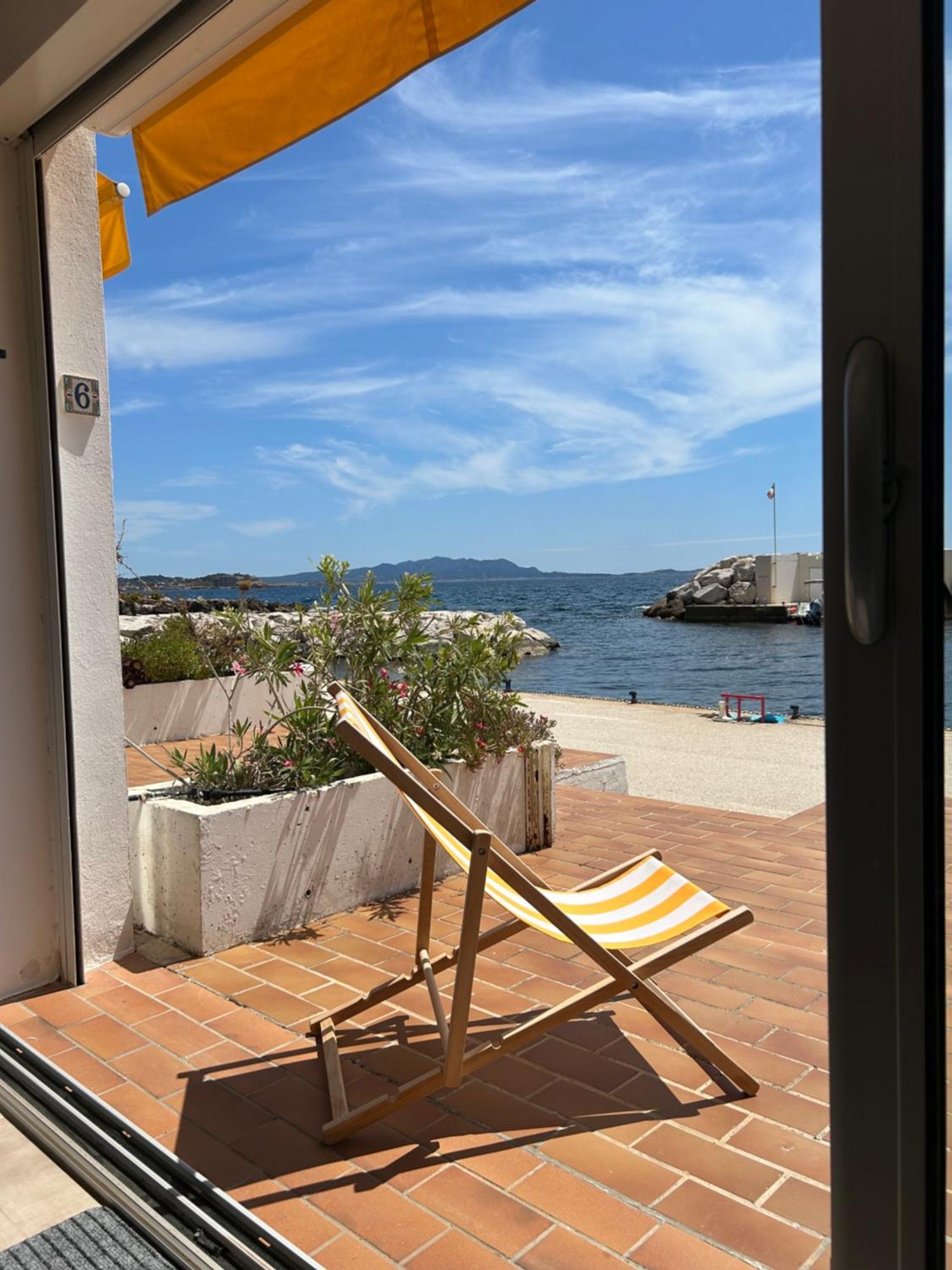 Horizon Bleu Bandol : Appartement Pieds Dans L'Eau Exterior foto